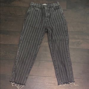 Pacsun striped black jeans